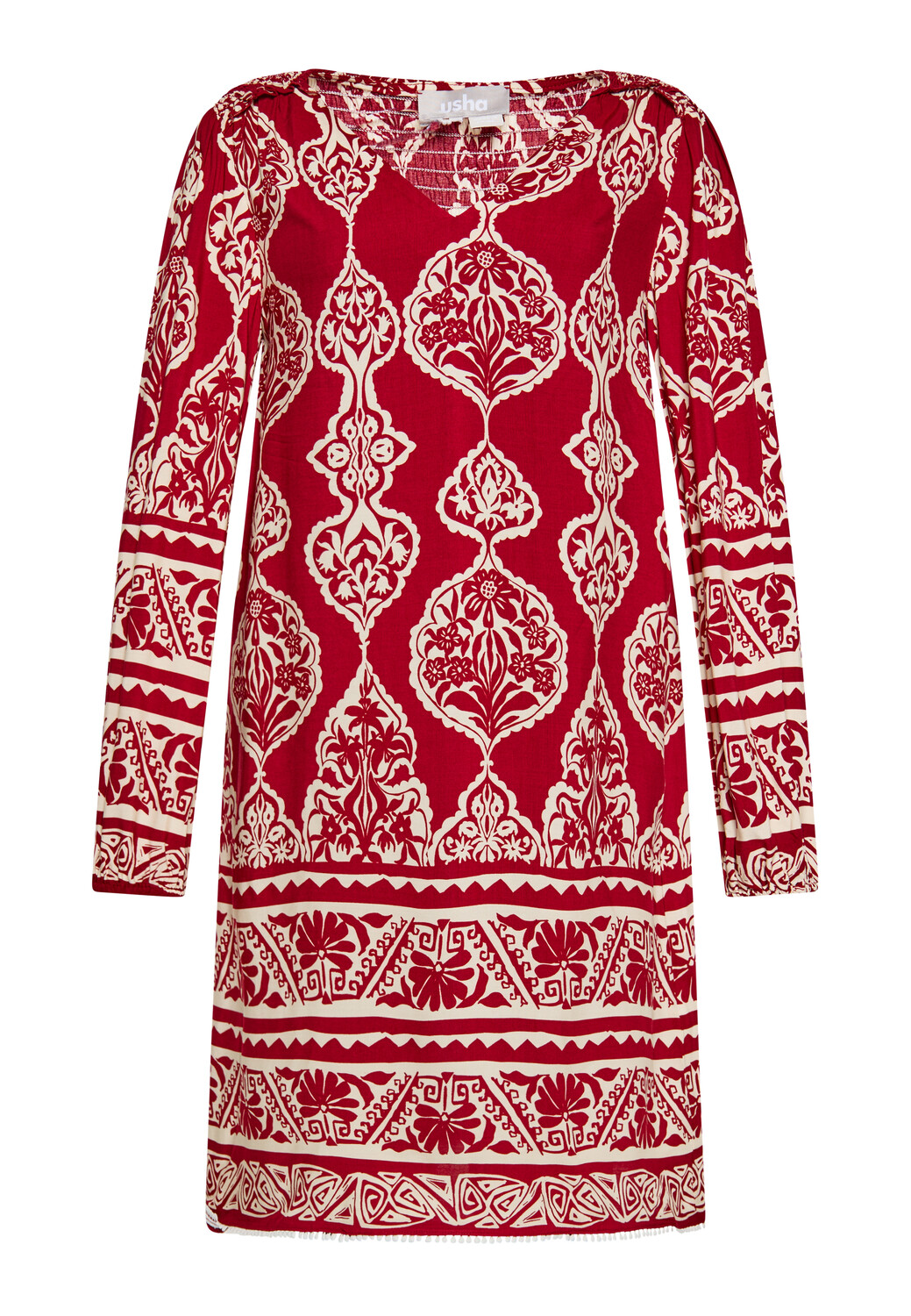 Платье Usha, цвет dunkelrot Creme
Платье Usha, цвет dunkelrot Creme