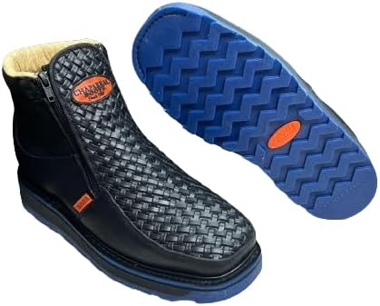 Мужские ковбойские сапоги красного цвета с двойной застежкой-молнией, квадратным носком, полурботами, красная подошва Nuestratradicionmex
Мужские ковбойские сапоги красного цвета с двойной застежкой-молнией, квадратным носком, полурботами, красная подошва Nuestratradicionmex