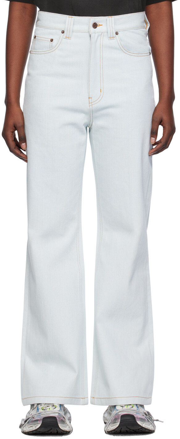 Синие прямые джинсы We11Done
Синие прямые джинсы We11Done