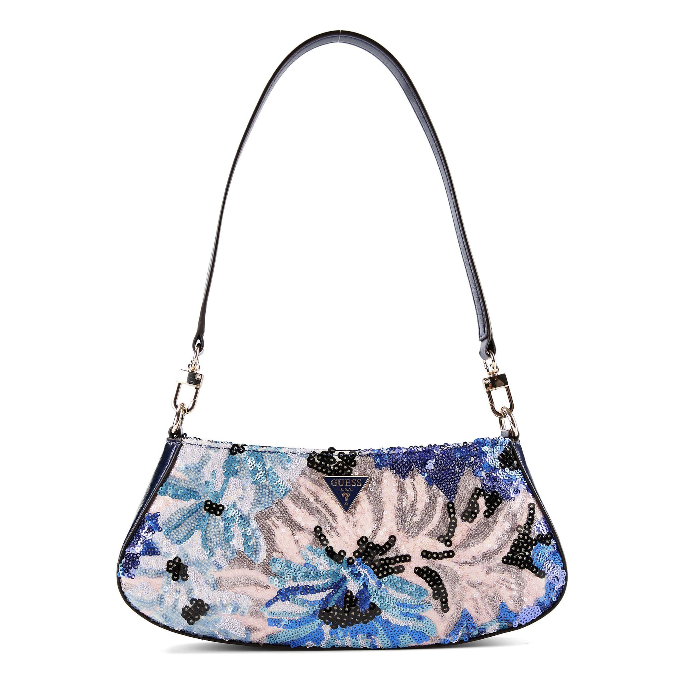 GUESS Плечевая сумка 'Elsie' в фиолетовом цвете
GUESS Плечевая сумка 'Elsie' в фиолетовом цвете