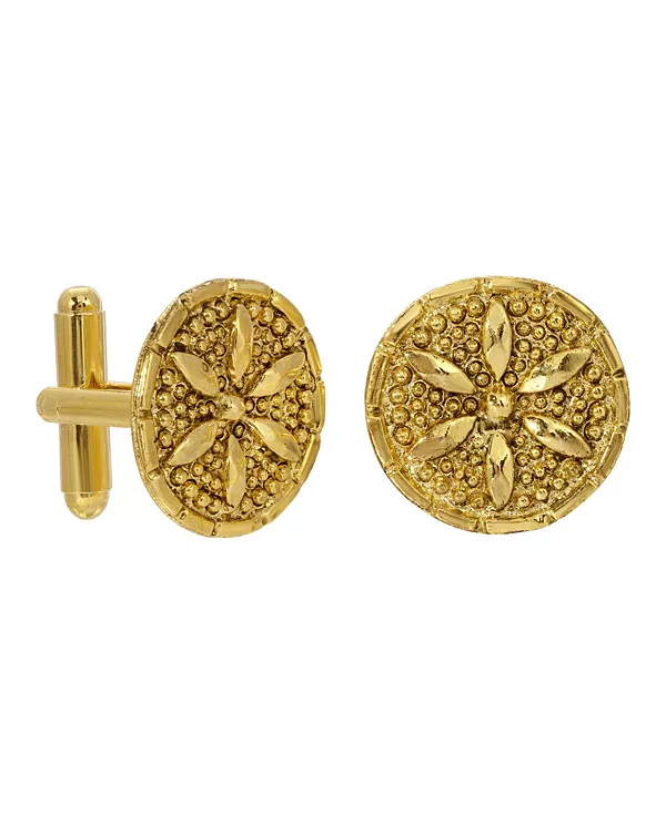 Круглые запонки из 14-каратного золота 2028, gold-plated
Круглые запонки из 14-каратного золота 2028, gold-plated