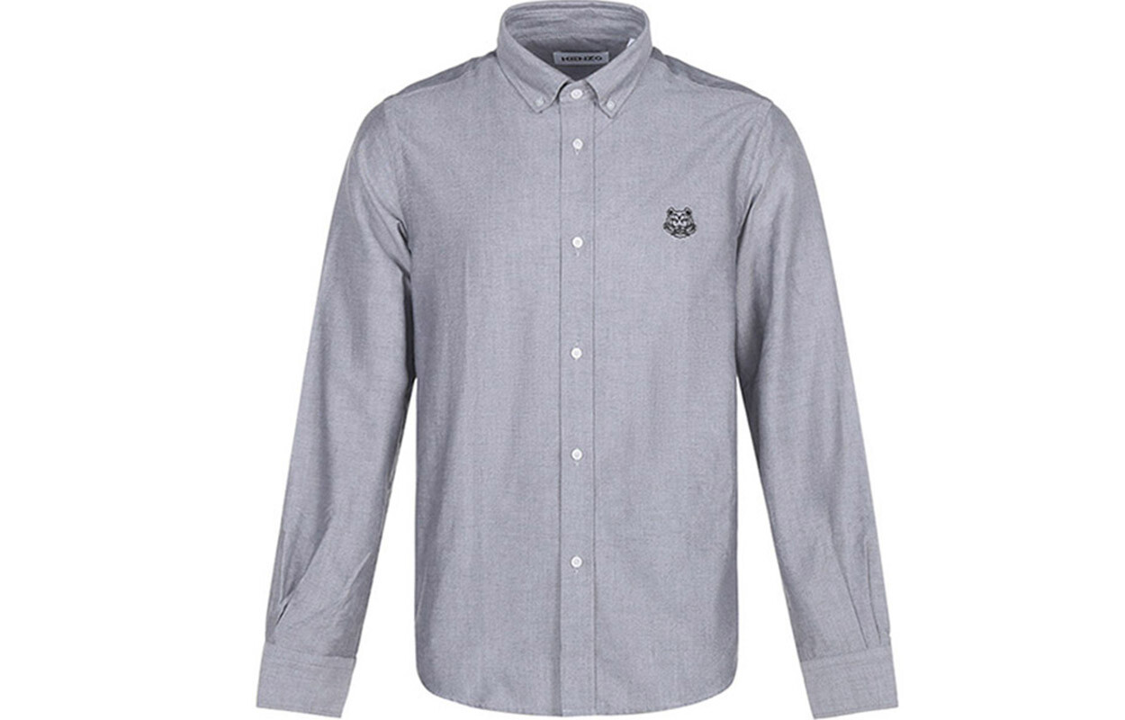 Рубашка мужская серая Kenzo, серый
Рубашка мужская серая Kenzo, серый