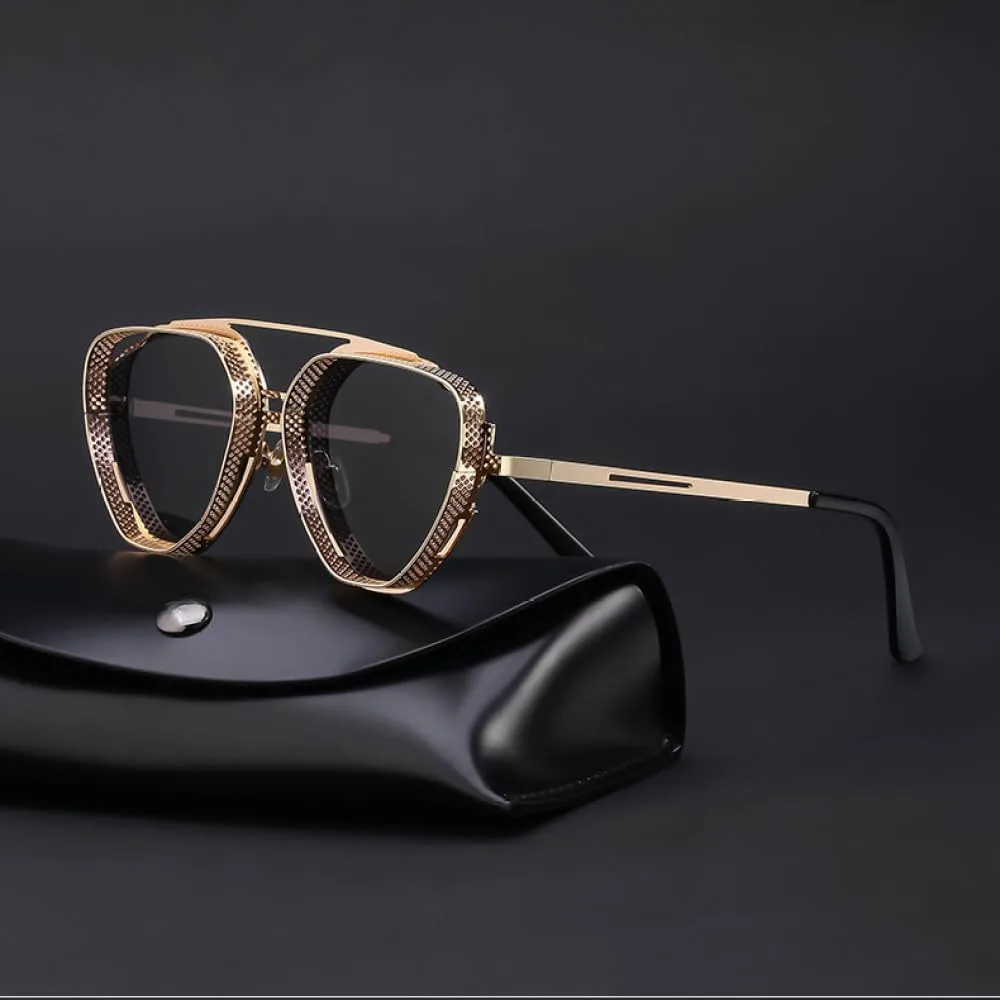 Солнцезащитные очки в стиле стимпанк 2027 года для мужчин, треугольные солнцезащитные очки в стиле панк для женщин, ретро-модные очки в винтажном стиле MTZJH, C02
Солнцезащитные очки в стиле стимпанк 2027 года для мужчин, треугольные солнцезащитные очки в стиле панк для женщин, ретро-модные очки в винтажном стиле MTZJH, C02