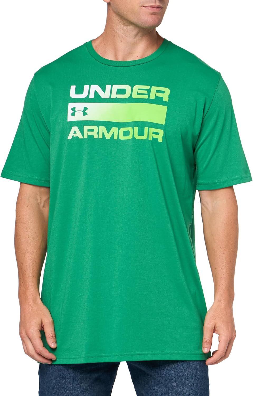 Футболка с коротким рукавом с надписью Under Armour Men's Team Issue, (305) Team Kelly Green/Cyber Green
Футболка с коротким рукавом с надписью Under Armour Men's Team Issue, (305) Team Kelly Green/Cyber Green