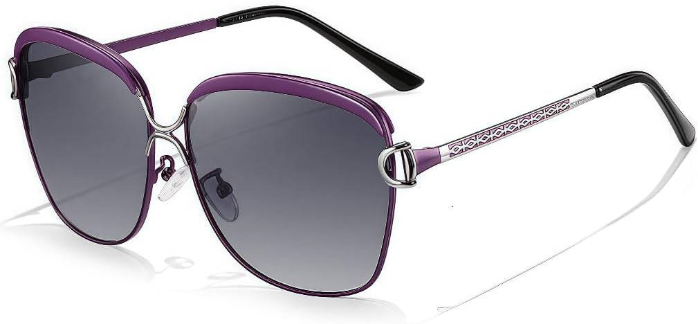 Солнцезащитные очки ICARA Full lens Classic Oversized Polarized Sunglasses for Women, оправа из композитного материала TR90, защита от УФ-излучения UV 400, модные очки в стиле ретро, Purple
Солнцезащитные очки ICARA Full lens Classic Oversized Polarized Sunglasses for Women, оправа из композитного материала TR90, защита от УФ-излучения UV 400, модные очки в стиле ретро, Purple