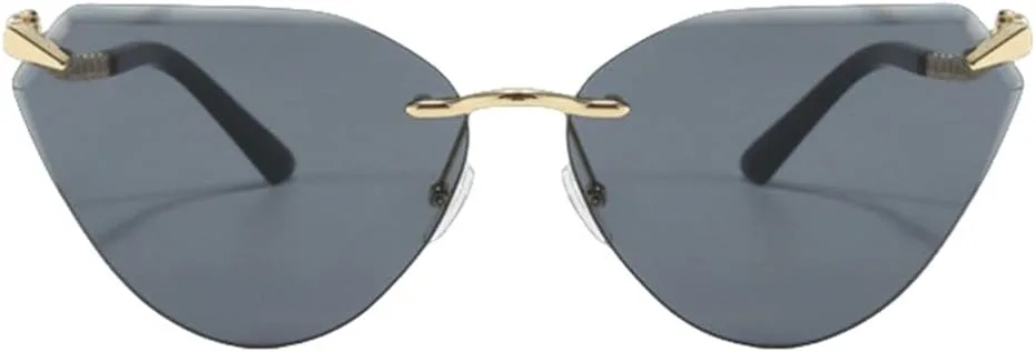 Солнцезащитные очки без оправы для женщин с металлическим градиентом, для использования на открытом воздухе, с защитой от УФ-излучения MTZJH, C6greyyellow
Солнцезащитные очки без оправы для женщин с металлическим градиентом, для использования на открытом воздухе, с защитой от УФ-излучения MTZJH, C6greyyellow