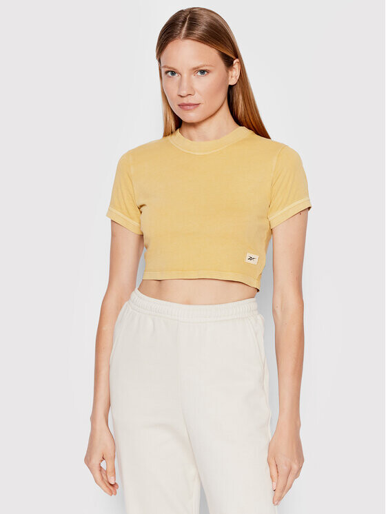 Футболка узкого кроя Reebok, желтый
Футболка узкого кроя Reebok, желтый