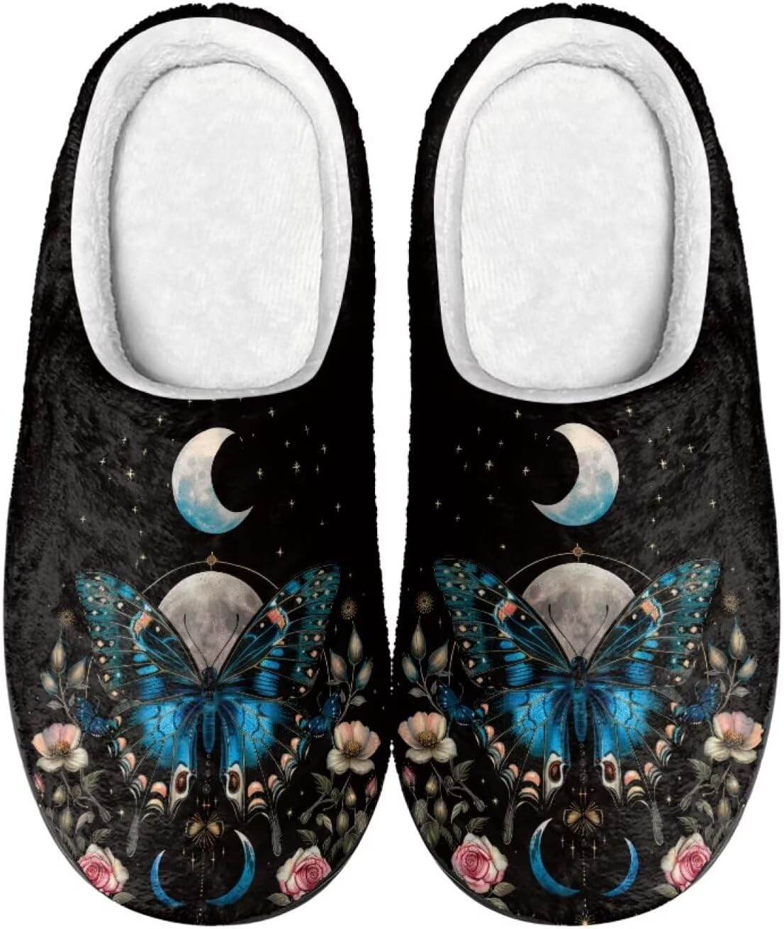 Унисекс фланелевые тапочки Howilath с принтом бабочек, теплые, дышащие, с противоскользящей подошвой для дома, голубой
Унисекс фланелевые тапочки Howilath с принтом бабочек, теплые, дышащие, с противоскользящей подошвой для дома, голубой