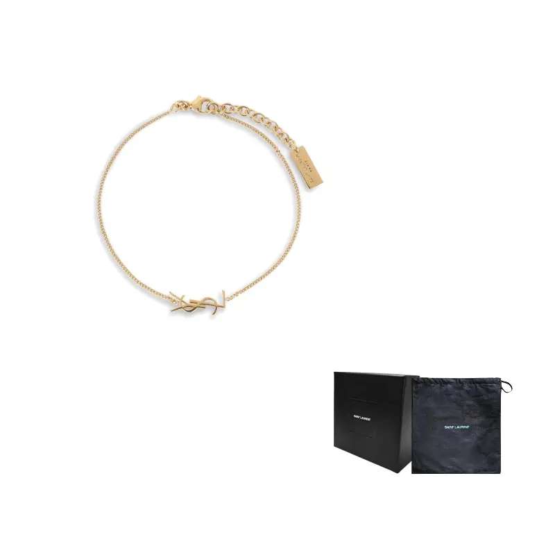 SAINT LAURENT Латунный браслет женский золотой
SAINT LAURENT Латунный браслет женский золотой
