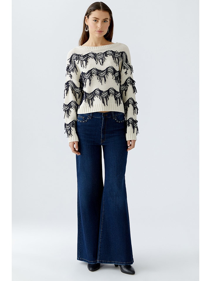 Джинсы - комфортного кроя - темно-синего цвета Oui
Джинсы - комфортного кроя - темно-синего цвета Oui