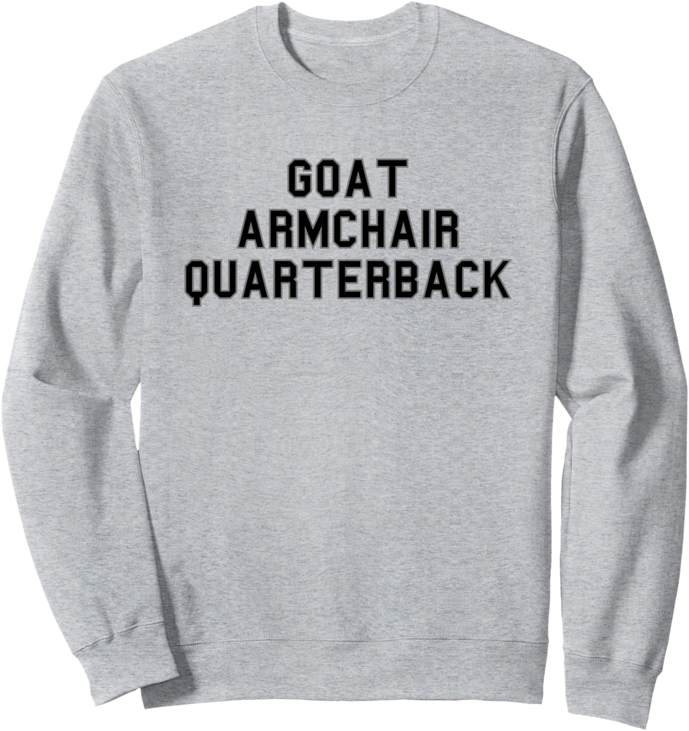 GOAT Кресло-квотербек Школьная гордость Милая шутка Забавная фанатская толстовка School & Team Pride Grads And Fans Official, серый
GOAT Кресло-квотербек Школьная гордость Милая шутка Забавная фанатская толстовка School & Team Pride Grads And Fans Official, серый