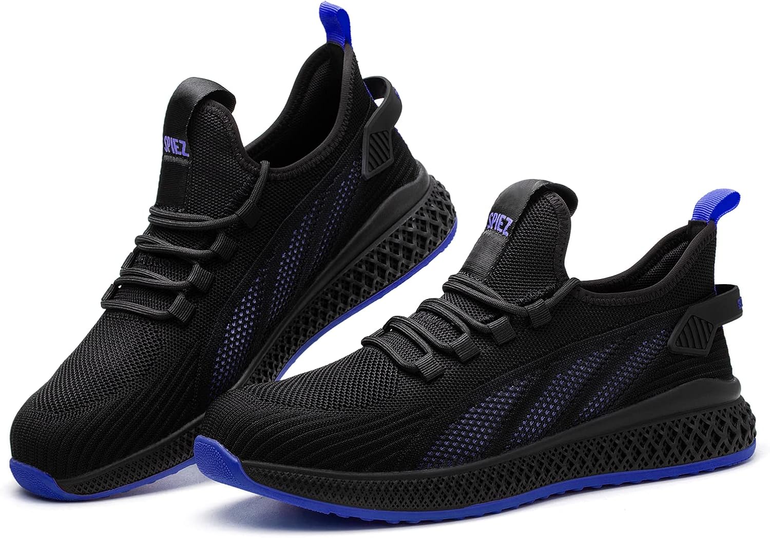 Защитные ботинки SPIEZ с композитным носком, проколостойкие дышащие ботинки для мужчин и женщин, модные слипоны для работы и повседневной носки, черный/синий
Защитные ботинки SPIEZ с композитным носком, проколостойкие дышащие ботинки для мужчин и женщин, модные слипоны для работы и повседневной носки, черный/синий