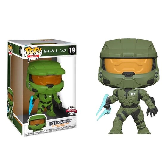 Funko POP! Halo, коллекционная фигурка, Мастер Чиф, 19 лет.
Funko POP! Halo, коллекционная фигурка, Мастер Чиф, 19 лет.