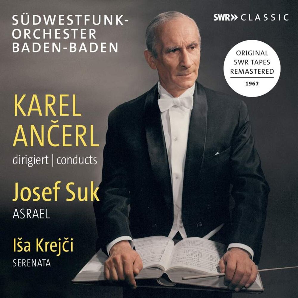 Диск CD Suk: Asrael / Krejčí: Serenata - Josef Suk, Iša Krejčí, Karel Ancerl
Диск CD Suk: Asrael / Krejčí: Serenata - Josef Suk, Iša Krejčí, Karel Ancerl