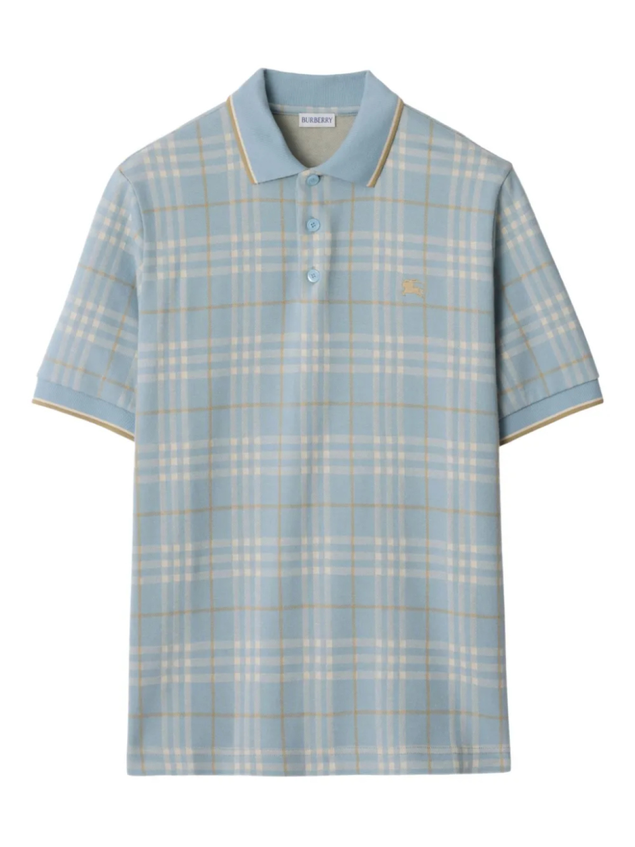 Рубашка поло из хлопка в клетку Burberry, синий
Рубашка поло из хлопка в клетку Burberry, синий