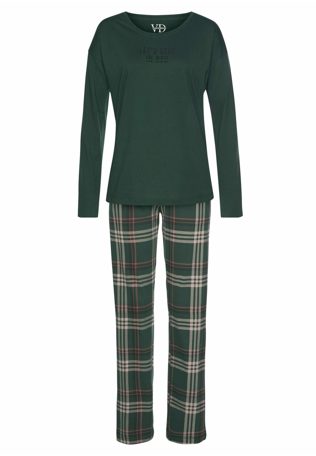 Пижамный комплект SET LASCANA, зеленый
Пижамный комплект SET LASCANA, зеленый