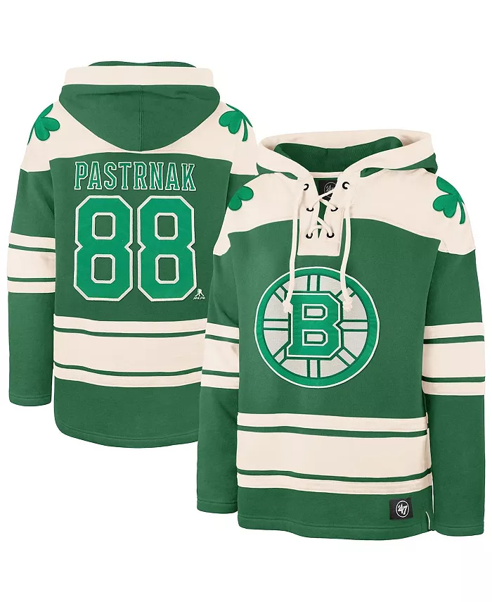 Мужская толстовка с капюшоном на шнурке David Pastrnak Kelly Green Boston Bruins St. Patrick's Day с именем игрока и номером '47 Brand
Мужская толстовка с капюшоном на шнурке David Pastrnak Kelly Green Boston Bruins St. Patrick's Day с именем игрока и номером '47 Brand