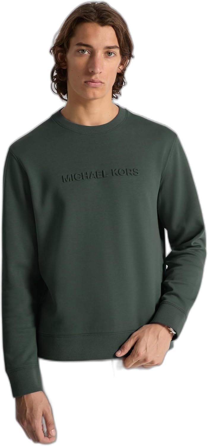 Michael Kors мужской свитшот с тисненым логотипом, Ivy
Michael Kors мужской свитшот с тисненым логотипом, Ivy