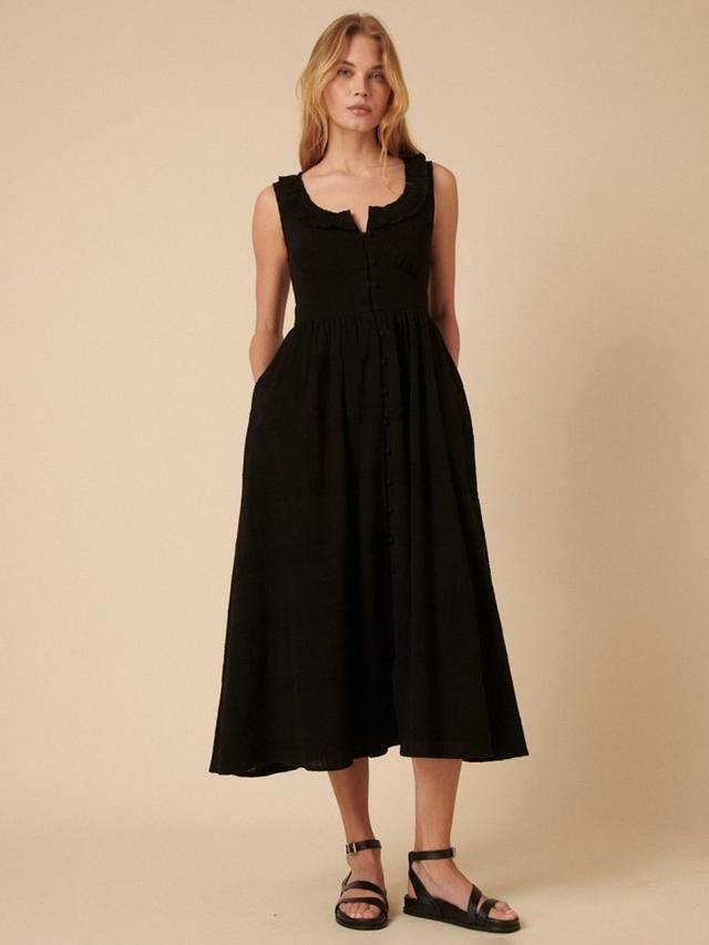 Платье без рукавов из чистого органического хлопка flossie Nobody's Child, черный
Платье без рукавов из чистого органического хлопка flossie Nobody's Child, черный