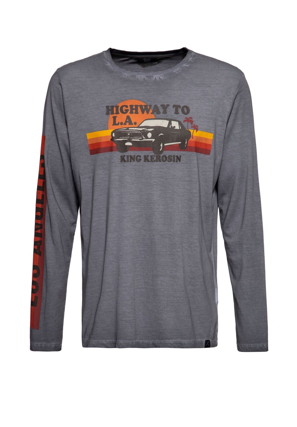 Лонгслив с принтом Highway To La KING KEROSIN, цвет Stahlgrau
Лонгслив с принтом Highway To La KING KEROSIN, цвет Stahlgrau