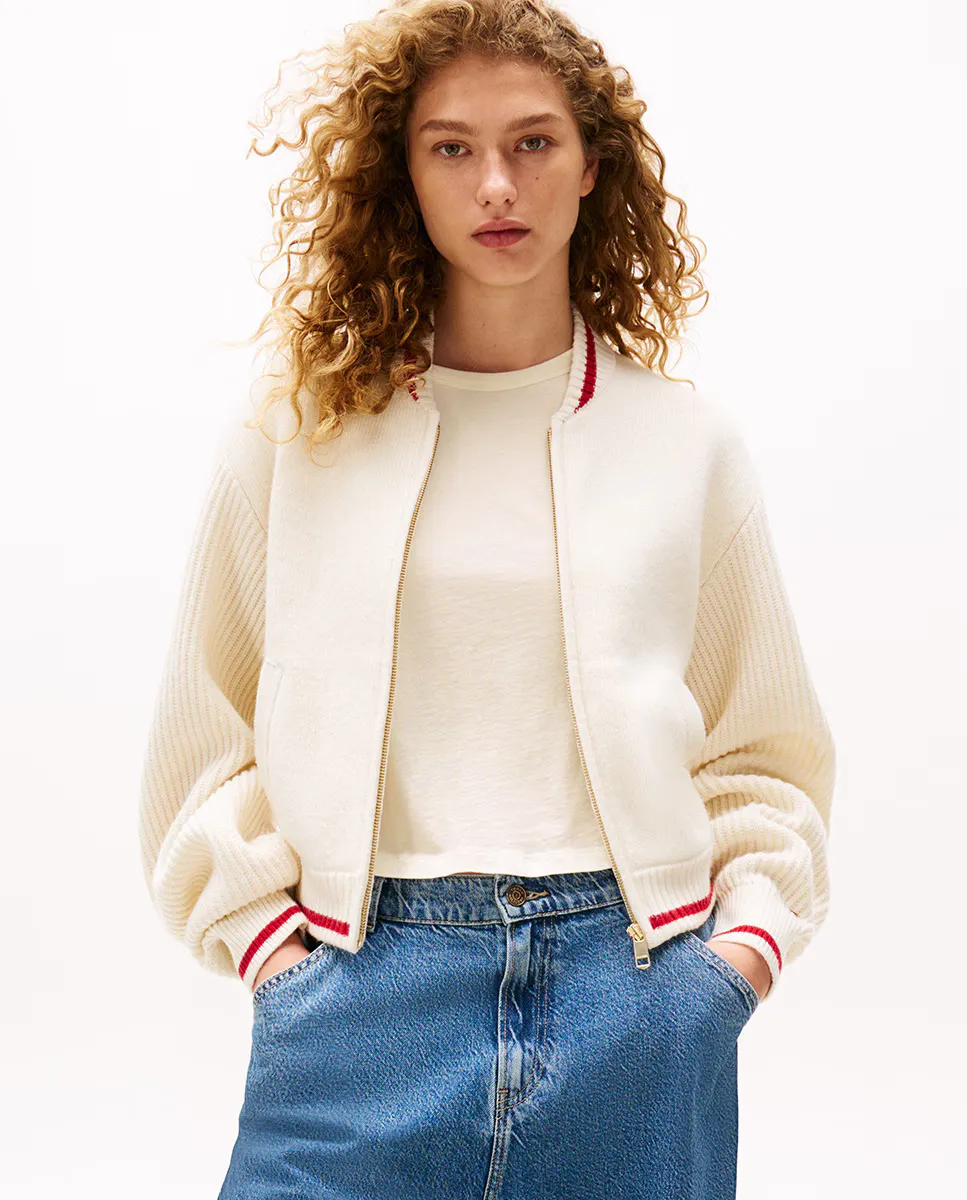 TH X SRG Женская трикотажная куртка в университетском стиле Tommy Hilfiger, бежевый
TH X SRG Женская трикотажная куртка в университетском стиле Tommy Hilfiger, бежевый