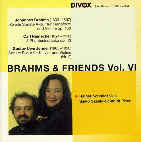 CD диск Brahms / Jenner / Reinecke / Schmidt / Suter: Brahms & Friends 6
CD диск Brahms / Jenner / Reinecke / Schmidt / Suter: Brahms & Friends 6