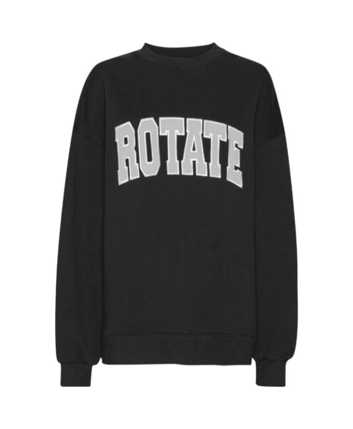 Толстовка с большим логотипом Rotate Birger Christensen, черный
Толстовка с большим логотипом Rotate Birger Christensen, черный
