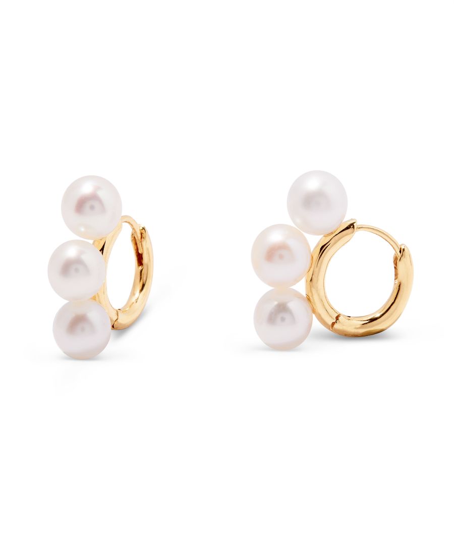 Серьги-кольца Victoria с имитацией жемчуга и позолотой "14 карат" brook & york, Gold Vermeil
Серьги-кольца Victoria с имитацией жемчуга и позолотой "14 карат" brook & york, Gold Vermeil