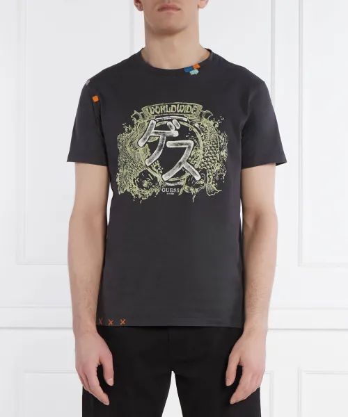 Футболка с японской идеей Regular fit Guess Jeans, серый
Футболка с японской идеей Regular fit Guess Jeans, серый