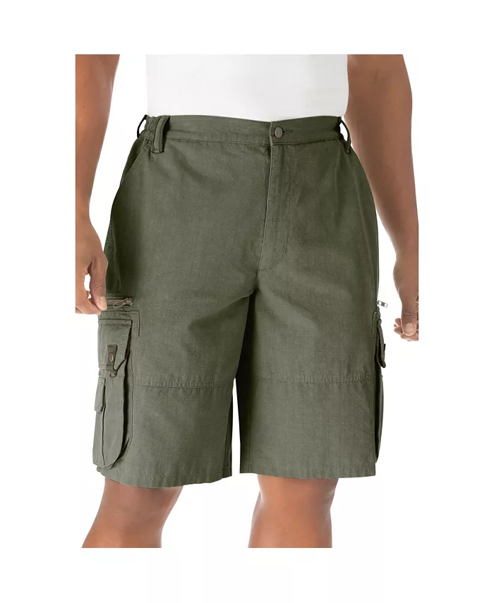 Мужские шорты-карго Ripstop от KingSize Boulder Creek, синий
Мужские шорты-карго Ripstop от KingSize Boulder Creek, синий