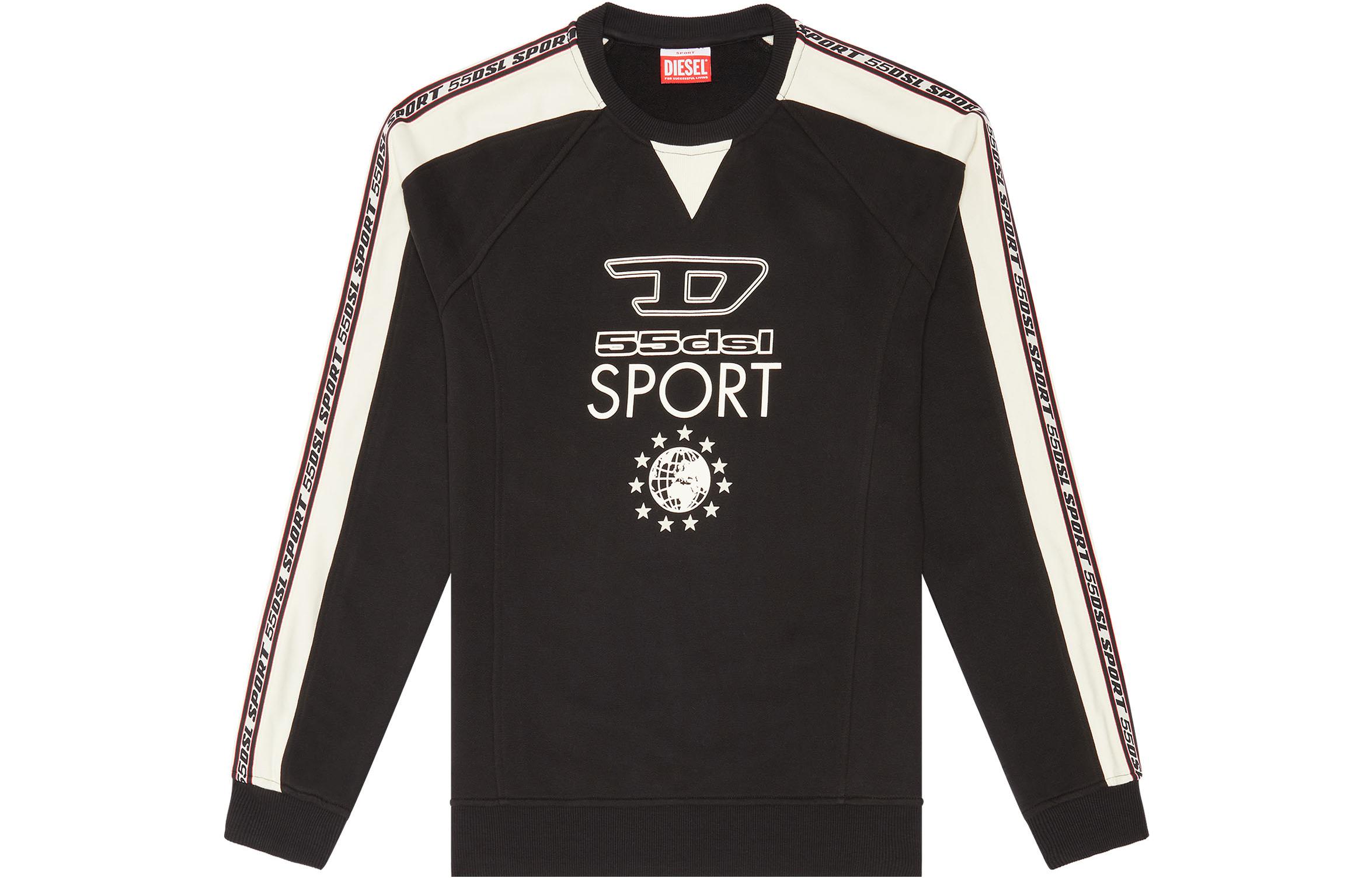 Diesel Мужская толстовка с круглым вырезом, черная, средней толщины, стандартного размера
Diesel Мужская толстовка с круглым вырезом, черная, средней толщины, стандартного размера