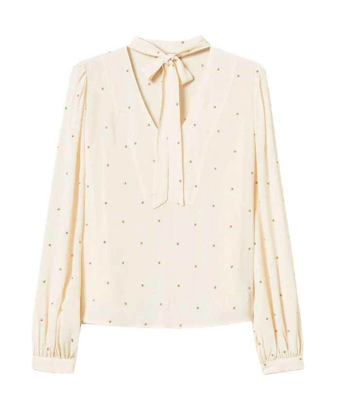 Яркая стильная блузка для женщин Twinset, бежевый
Яркая стильная блузка для женщин Twinset, бежевый