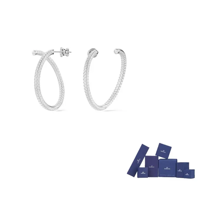 Скульптурные серьги-кольца Dextera Swarovski
Скульптурные серьги-кольца Dextera Swarovski