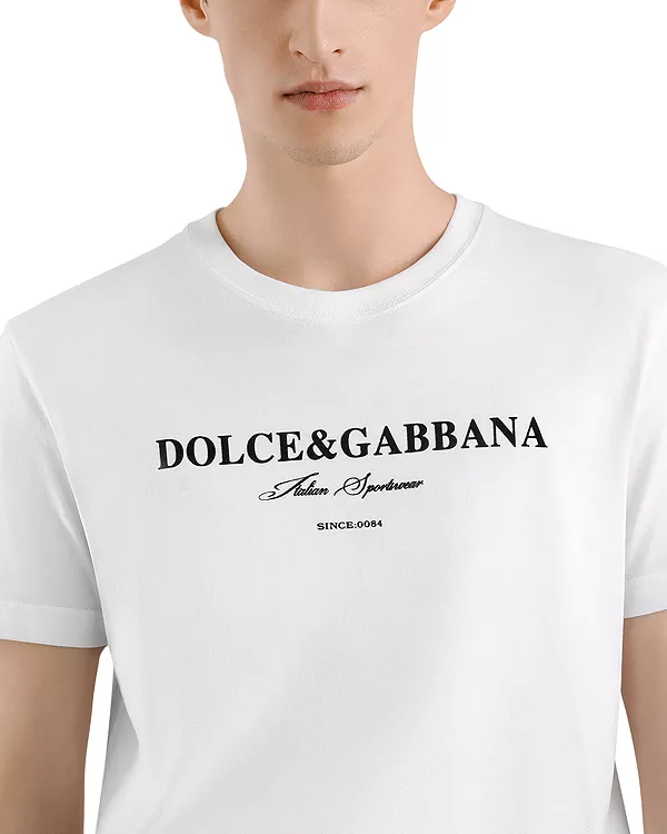 Футболка с коротким рукавом и логотипом Dolce & Gabbana, белый
Футболка с коротким рукавом и логотипом Dolce & Gabbana, белый