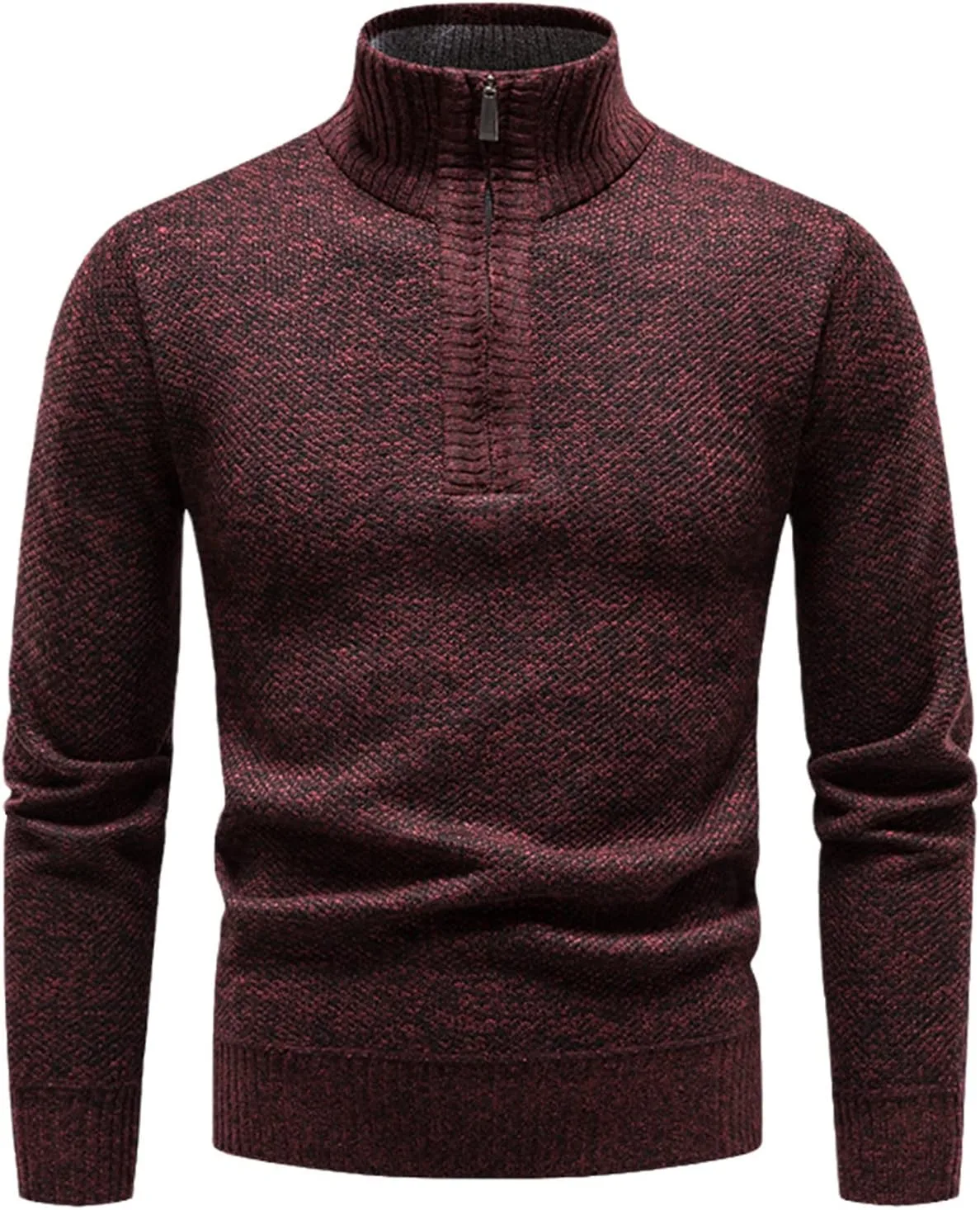 Зимний флисовый свитер-пуловер мужской, утепленный, вязаный, с полумолнией Alloaone
Зимний флисовый свитер-пуловер мужской, утепленный, вязаный, с полумолнией Alloaone