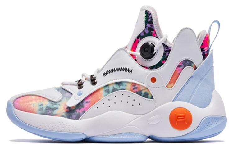 Баскетбольные кроссовки мужские высокие белые/синие/оранжевые Qiaodan
Баскетбольные кроссовки мужские высокие белые/синие/оранжевые Qiaodan