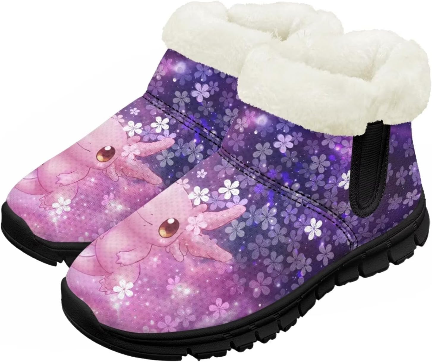 Детские зимние ботинки, теплые, с противоскользящей подошвой, с амортизирующей мемори-пеной, спортивные, без шнурков, для бега и треккинга, зимние кроссовки Pointodoor, Axolotl Floral
Детские зимние ботинки, теплые, с противоскользящей подошвой, с амортизирующей мемори-пеной, спортивные, без шнурков, для бега и треккинга, зимние кроссовки Pointodoor, Axolotl Floral