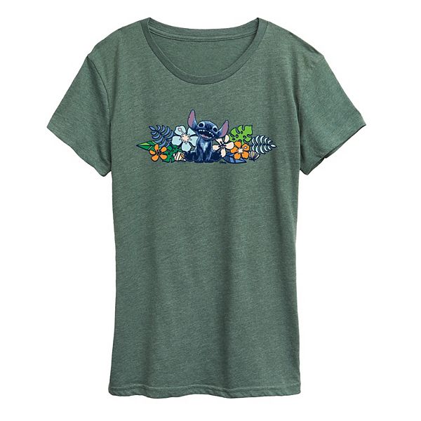 Футболка Lilo & Stitch женская с цветочным принтом Disney, Heather Juniper
Футболка Lilo & Stitch женская с цветочным принтом Disney, Heather Juniper
