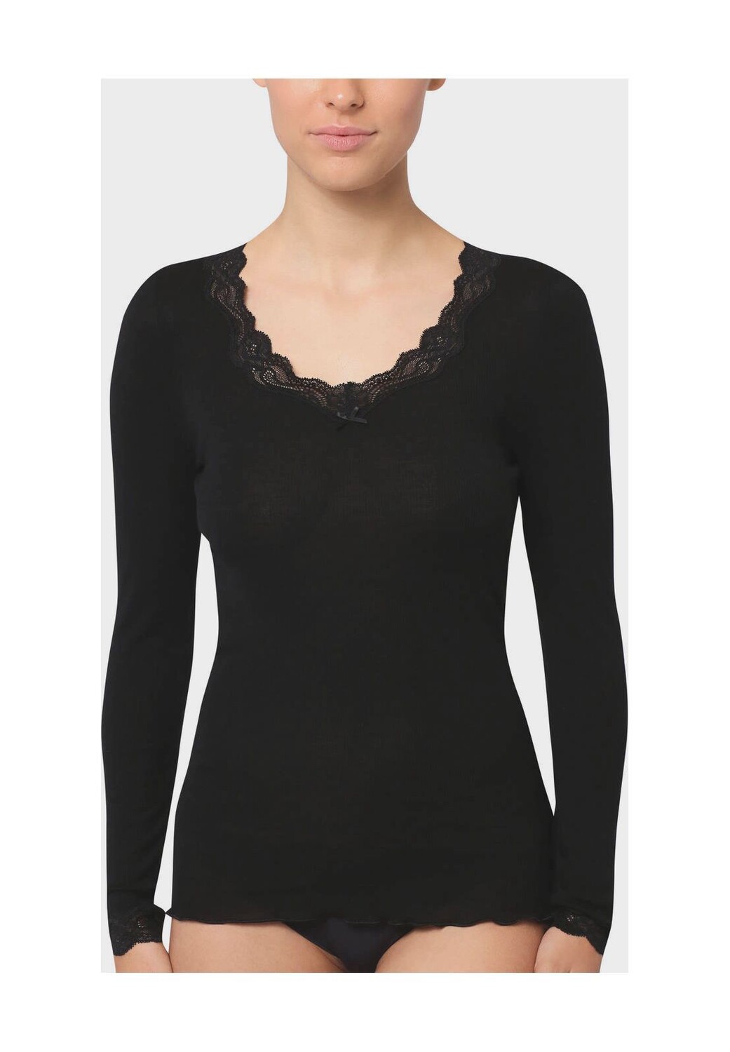 Рубашка Richesse Lace с длинными рукавами, смесь шерсти и шелка, женская CALIDA, черный
Рубашка Richesse Lace с длинными рукавами, смесь шерсти и шелка, женская CALIDA, черный