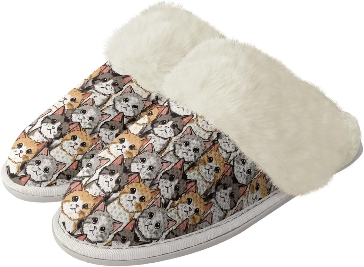 Унисекс тапочки Forchrinse Pink Cat для женщин и девушек с милым принтом кота, мягкая стелька с эффектом памяти, теплые плюшевые домашние тапочки с нескользящей подошвой, легкие, мультиколор
Унисекс тапочки Forchrinse Pink Cat для женщин и девушек с милым принтом кота, мягкая стелька с эффектом памяти, теплые плюшевые домашние тапочки с нескользящей подошвой, легкие, мультиколор