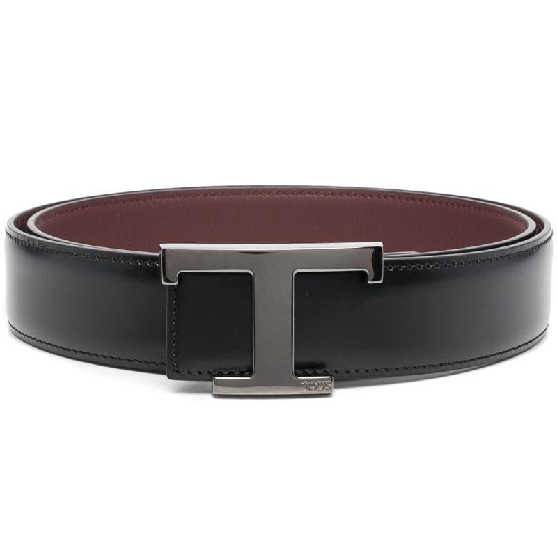 Реверсивный ремень с пряжкой и логотипом TOD'S
Реверсивный ремень с пряжкой и логотипом TOD'S