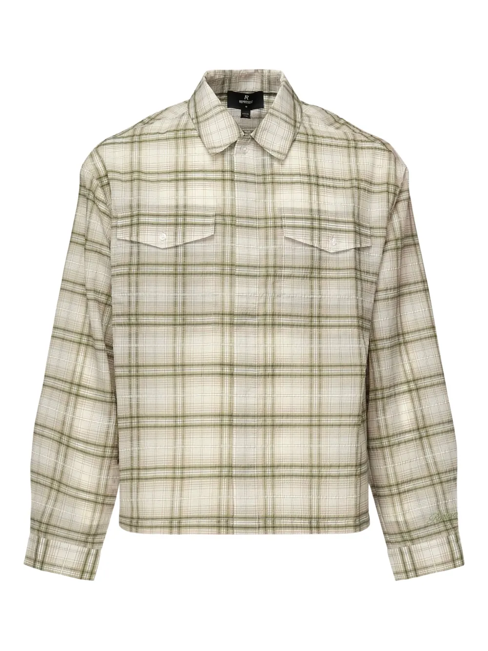 Клетчатая рубашка с карманом Represent, зеленый
Клетчатая рубашка с карманом Represent, зеленый