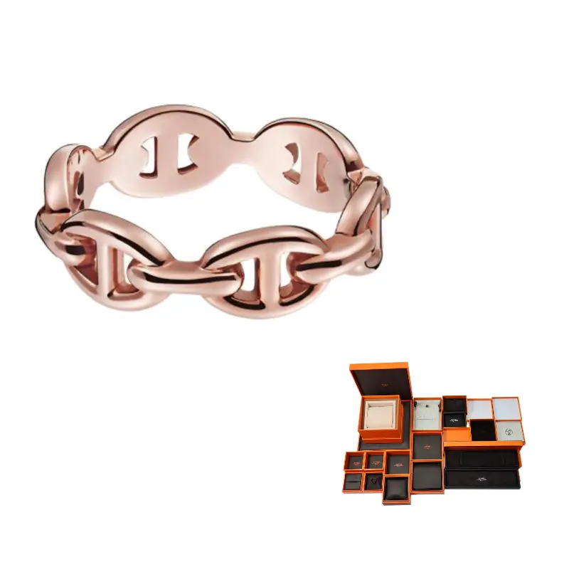 HERMES Кольцо из розового золота 585 пробы унисекс
HERMES Кольцо из розового золота 585 пробы унисекс