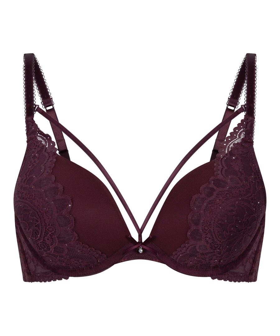 Бюстгальтер пуш-ап Hunkemöller Isadora, Wine red
Бюстгальтер пуш-ап Hunkemöller Isadora, Wine red