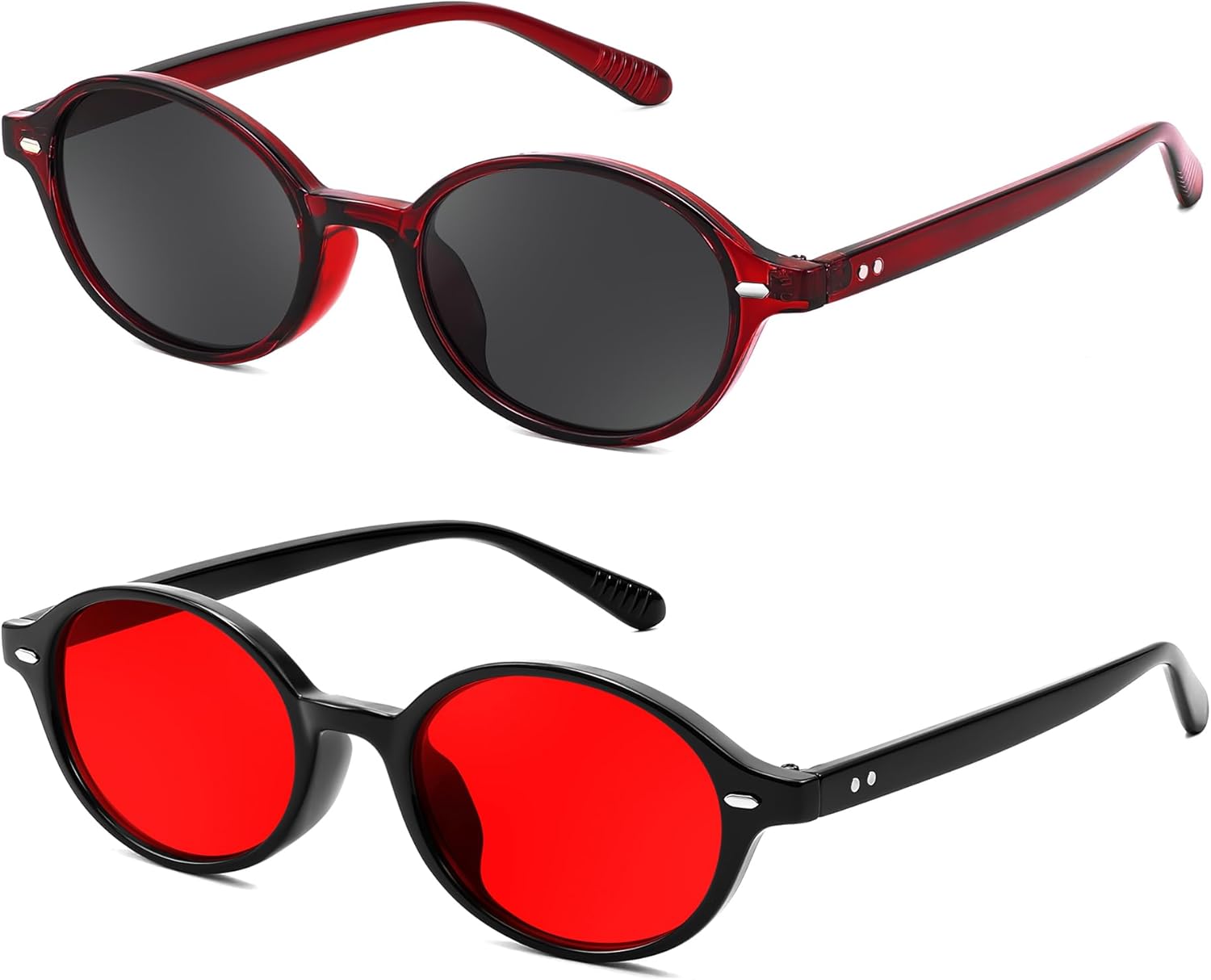 Солнцезащитные очки FEISEDY в стиле ретро, овальные, 90-е, узкие, круглые, легкие, модные в стиле Y2k, артикул B1171, 2pack(007 Transparent Red Frame & Grey+008 Black Frame & Red)
Солнцезащитные очки FEISEDY в стиле ретро, овальные, 90-е, узкие, круглые, легкие, модные в стиле Y2k, артикул B1171, 2pack(007 Transparent Red Frame & Grey+008 Black Frame & Red)