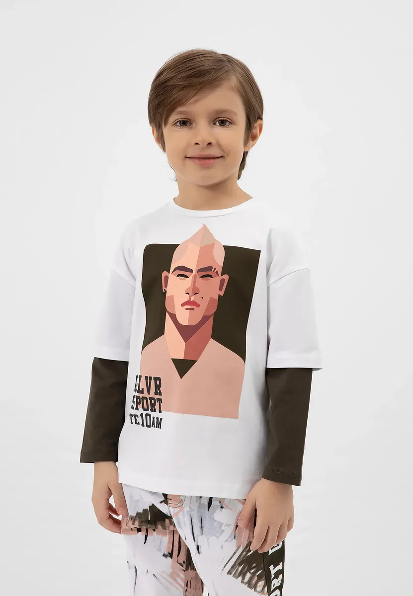 Рубашка Gulliver с длинными рукавами контрастного цвета, зеленый
Рубашка Gulliver с длинными рукавами контрастного цвета, зеленый