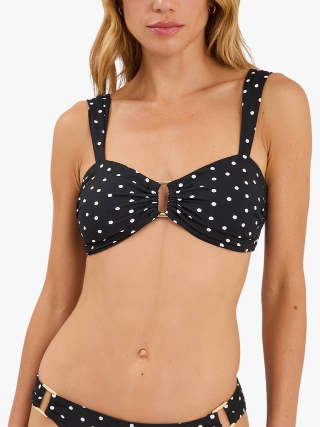 Поло бандо для бикини в горошек Accessorize, Black/White
Поло бандо для бикини в горошек Accessorize, Black/White