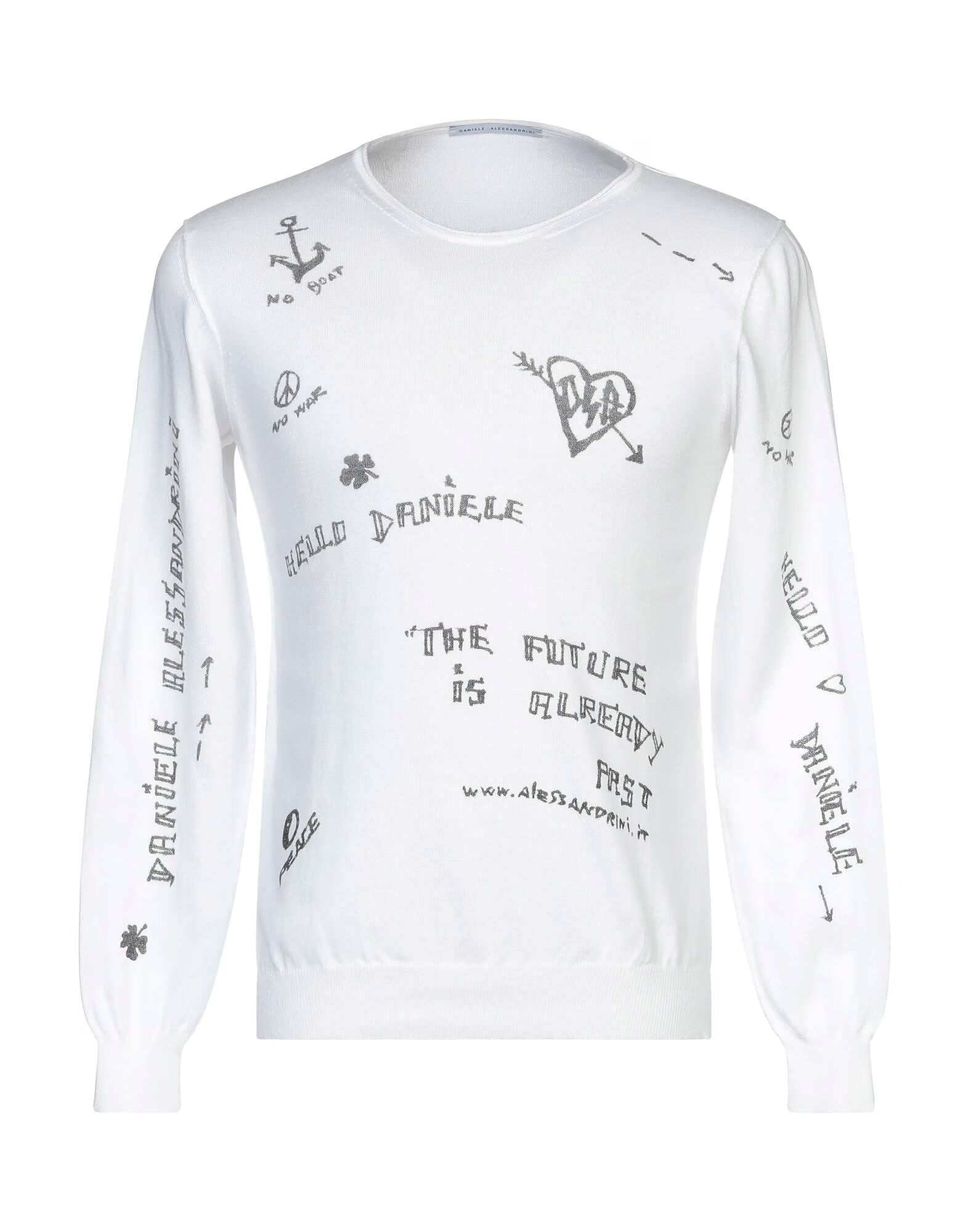 Свитер Daniele Alessandrini, белый
Свитер Daniele Alessandrini, белый