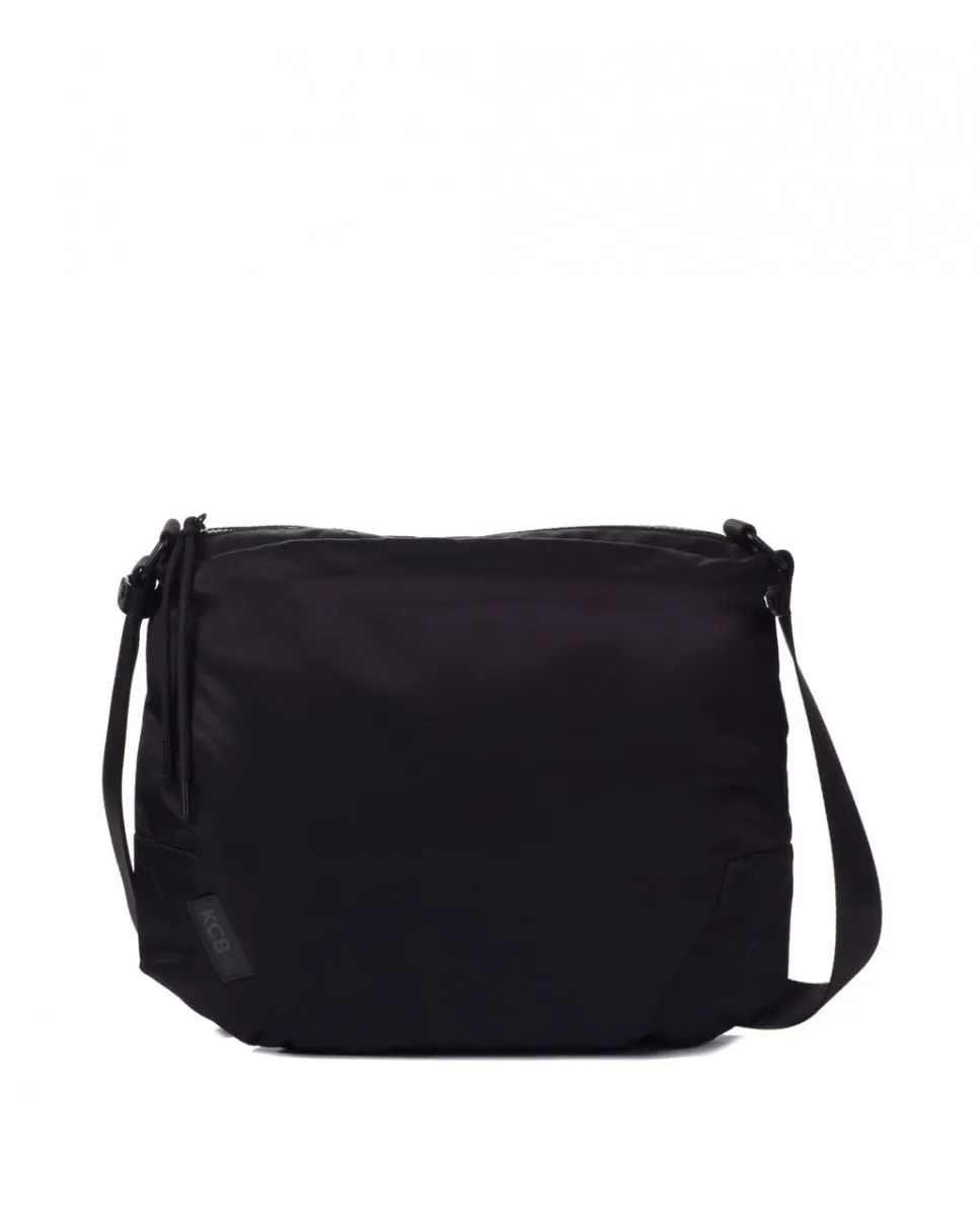 Женская большая объемная черная сумка-бандо Kcb, черный
Женская большая объемная черная сумка-бандо Kcb, черный
