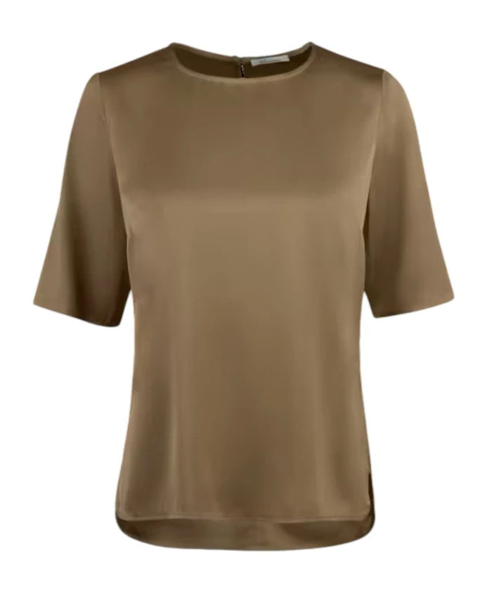 Шелковая бежевая блузка, короткие рукава, женственный крой. Stenstrã¶Ms, бежевый
Шелковая бежевая блузка, короткие рукава, женственный крой. Stenstrã¶Ms, бежевый